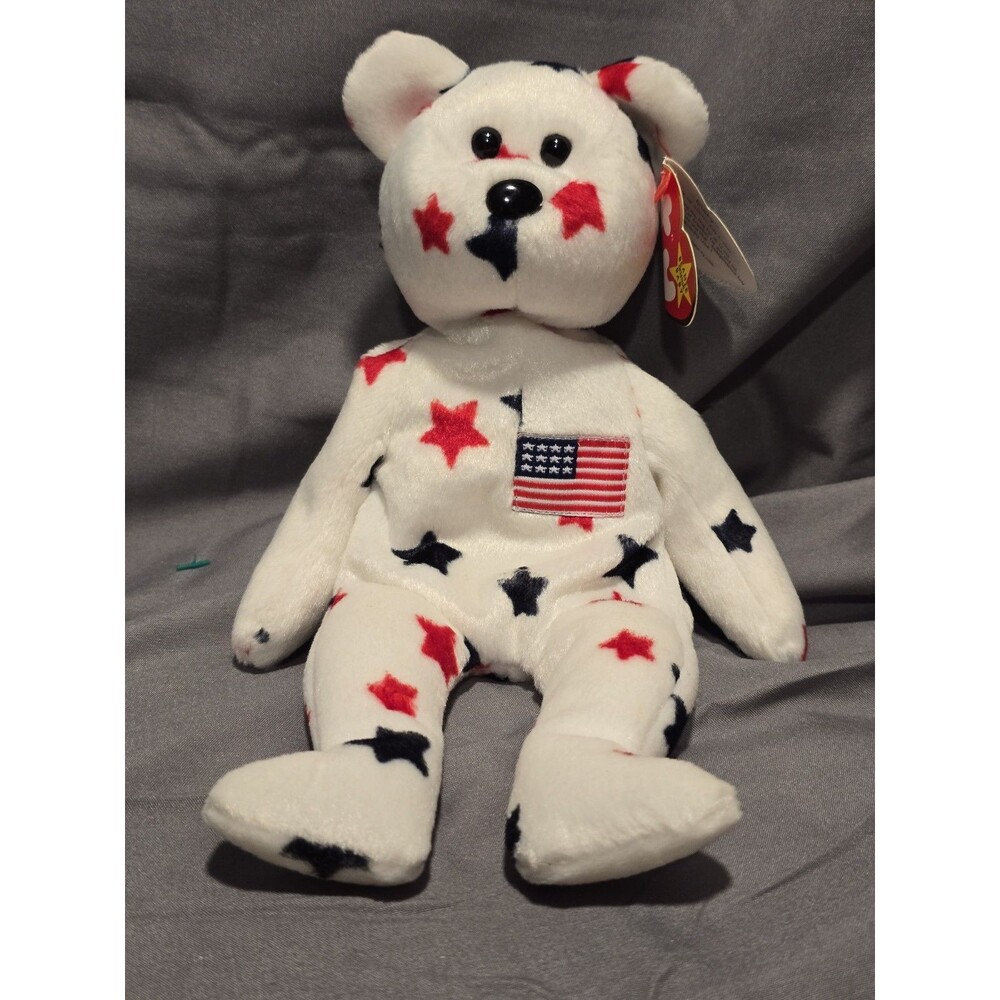 Ty Glory the Bear Beanie Baby plush Toy - 4188 RARE Retired